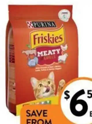 Foodworks Purina Friskies Dry Cat Food 1kg offer