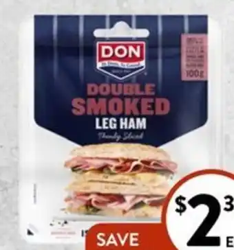 Foodworks Don Thinly Sliced Ham 100g offer