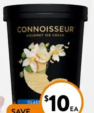 Foodworks Connoisseur Ice Cream 11 100ml offer