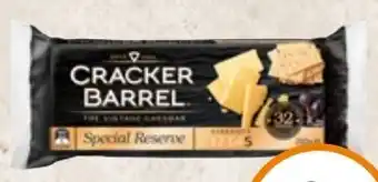 Foodworks Cracker Barrel Cheese Block or Slices 250g offer