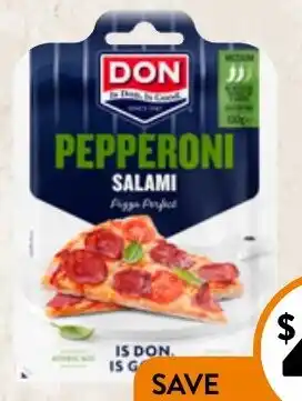 Foodworks Don Sliced Pepperoni 100g offer