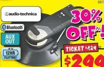 JB Hi-Fi Sound Burger Rechargeable Portable Turntable offer