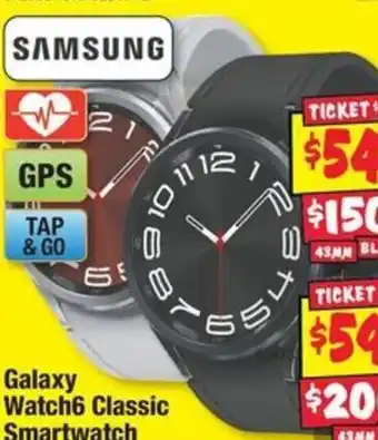 JB Hi-Fi Galaxy Watch6 Classic Smartwatch offer