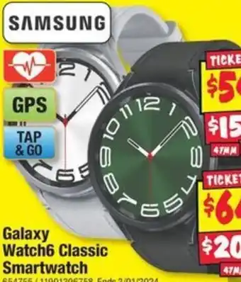 JB Hi-Fi Galaxy Watch6 Classic offer