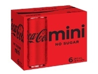 Coles Coca-Cola Mini Cans 6x250ml offer