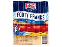 Don Skinless Footy Franks 375g