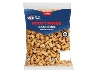 Coles Coles Footy Faves Roasted & Salted Cashews 800g Pack offer