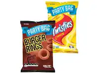 Foodworks Burger Rings, Twisties, Cheetos Balls or Puffs 125-270g offer