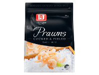 Coles I&J Cooked & Peeled Prawns Tail Off 500g offer