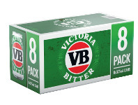 Victoria Bitter 8pk Can 375ml