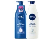Coles Nivea Rich Nourishing or Express Hydration Body Lotion 400ml offer