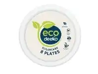 Deeko Bio Dinner Plates 8 Pack