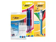 Foodworks Bic 4 Colour Pen 1 Pack, Clic Pen 3 Pack or Round Stic Pen 10 Pack offer