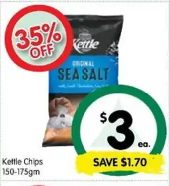 Spar Kettle Chips 150-175gm offer