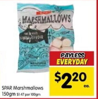 SPAR Marshmallows 150gm