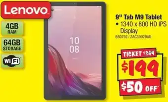 JB Hi-Fi 9" Tab M9 Tablet offer