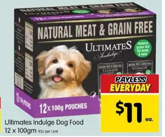 Spar Ultimates Indulge Dog Food 12x100gm offer