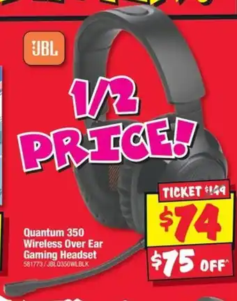 JB Hi-Fi Quantum 350 Wireless Over Ear Gaming Headset offer