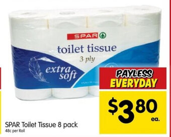 SPAR Toilet Tissue 8 pack