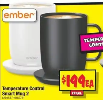 JB Hi-Fi Temperature Control Smart Mug 2 offer
