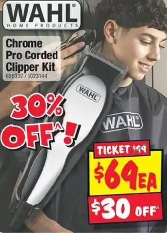 Chrome Pro Corded Clipper Kit