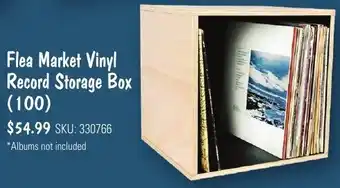 JB Hi-Fi Flea Market Vinyl Record Storage Box (100) offer