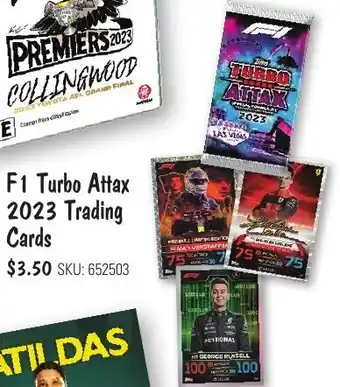 JB Hi-Fi F1 Turbo Attax 2023 Trading Cards offer