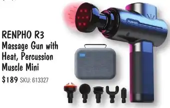 JB Hi-Fi RENPHO R3 Massage Gun with Heat, Percussion Muscle Mini offer