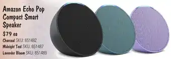 JB Hi-Fi Amazon Echo Pop Compact Smart Speaker offer