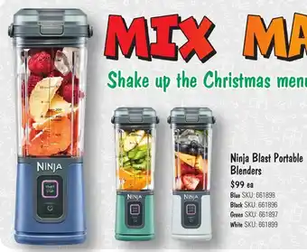 Ninja Blast Portable Blenders