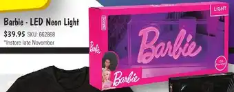 JB Hi-Fi Barbie-LED Neon Light offer