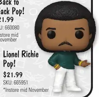 JB Hi-Fi Lionel Richie Pop! offer