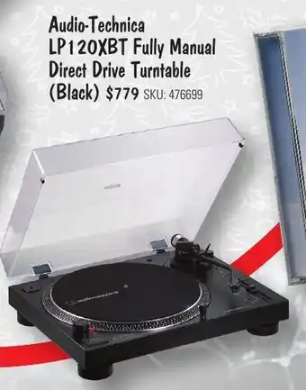 JB Hi-Fi Audio-Technica LP120XBT Fully Manual Direct Drive Turntable (Black) offer