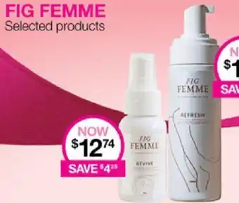 Priceline FIG FEMME Selected products offer