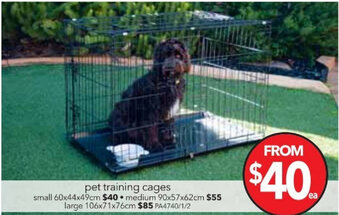 Pet Training Cages Small 60x44x49cm