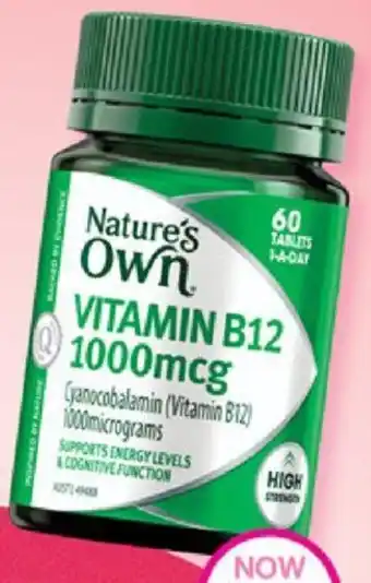 Priceline Nature's Own VITAMIN B12 1000mcg offer