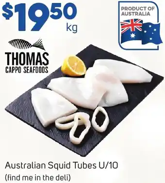 Foodland Australian Squid Tubes U/10 offer