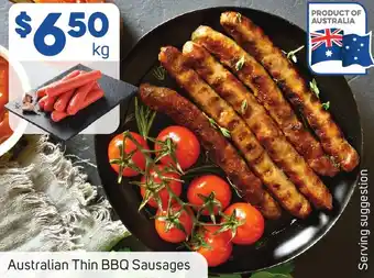 Foodland Australian Thin BBQ Sausages offer