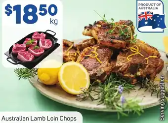 Foodland Australian Lamb Loin Chops offer