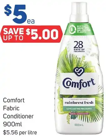 Foodland Comfort Fabric Conditioner 900ml offer