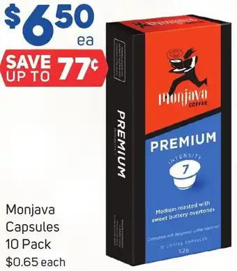 Foodland Monjava Capsules 10 Pack offer