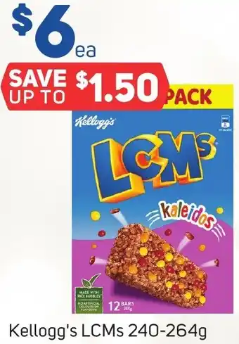 Foodland Kellogg's LCMs 240-264g offer