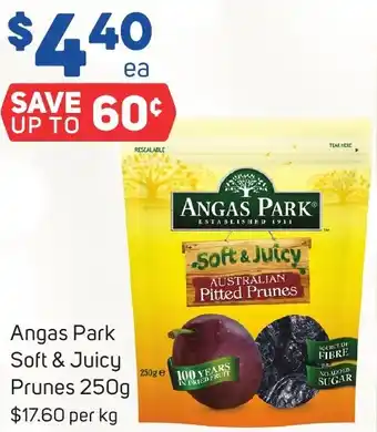 Foodland Angas Park Soft & Juicy Prunes 250g offer
