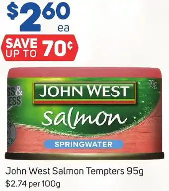 Foodland John West Salmon Tempters 95g offer