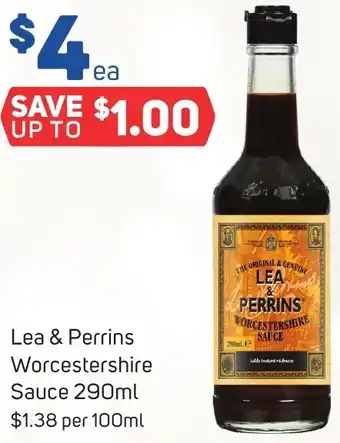 Lea & Perrins Worcestershire Sauce 290ml