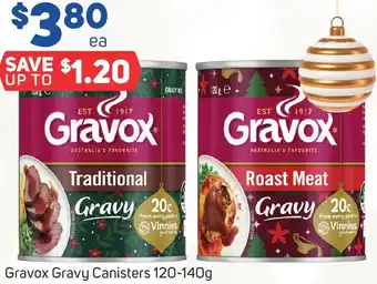 Foodland Gravox Gravy Canisters 120-140g offer