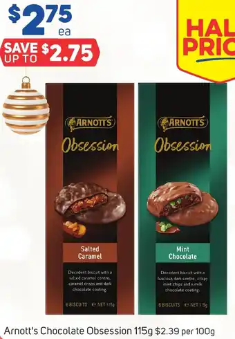Foodland Arnott's Chocolate Obsession 115g offer