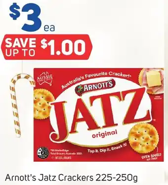 Foodland Arnott's Jatz Crackers 225-250g offer
