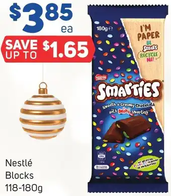 Foodland Nestlé Blocks 118-180g offer