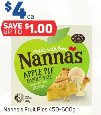Foodland Nanna's Fruit Pies 450-600g offer